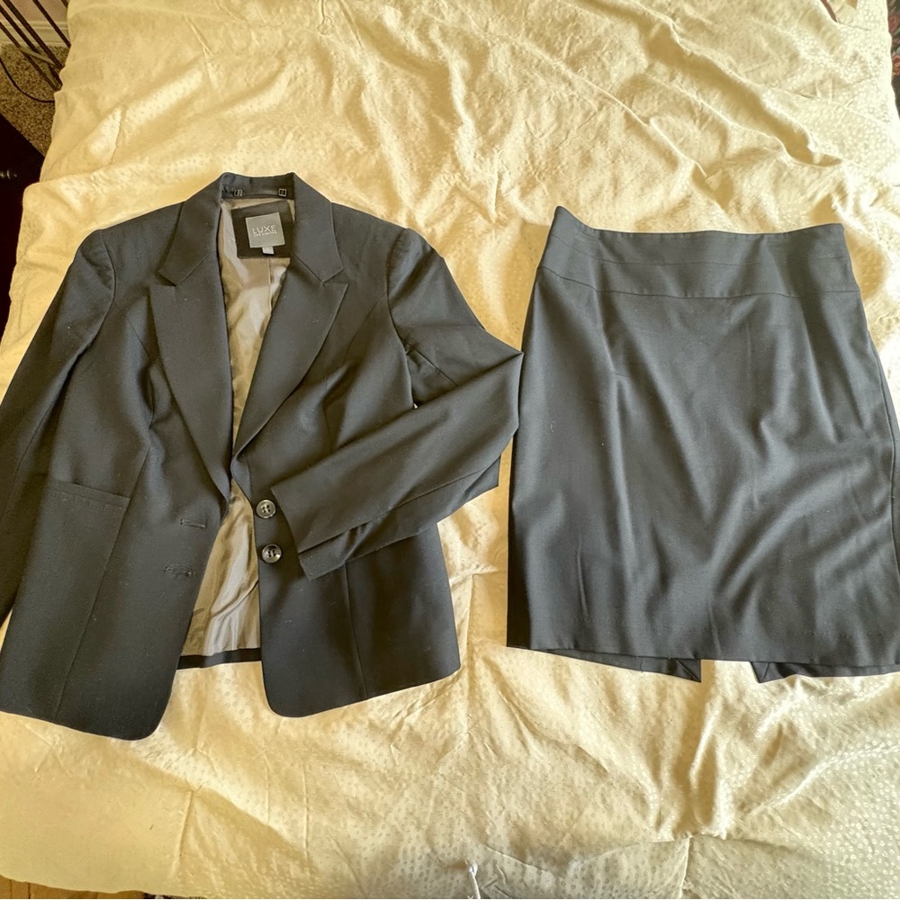 The Limited Blazer and Skirt Set